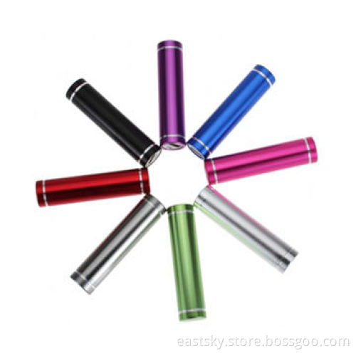 Aluminum power bank external battery charger, stylish, compact, portable and fashionable design